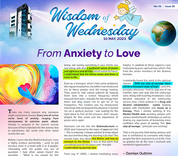 From Anxiety to Love